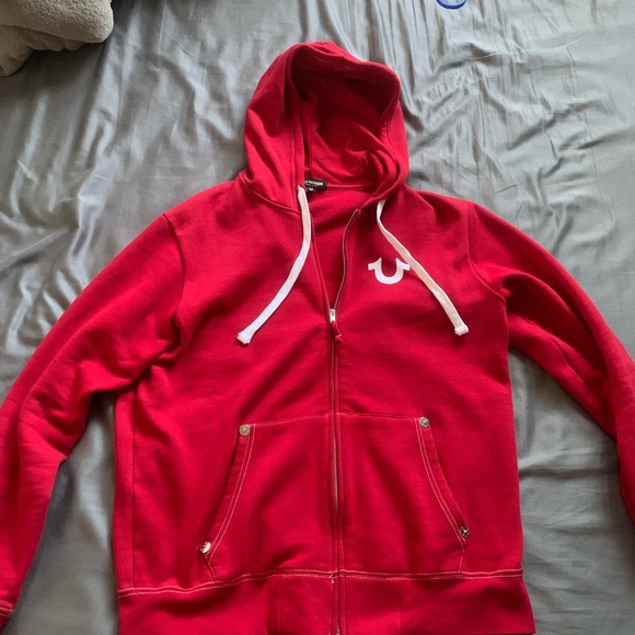 Red buddah true religion zip up - Picture 2 of 3